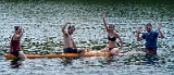 Larking about in the kayak